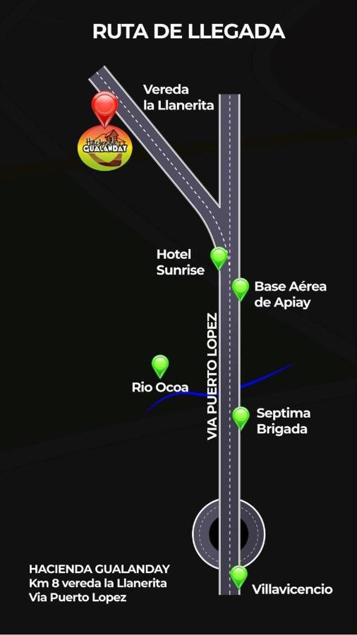 Hotel Hacienda Gualanday Apiay ภายนอก รูปภาพ
